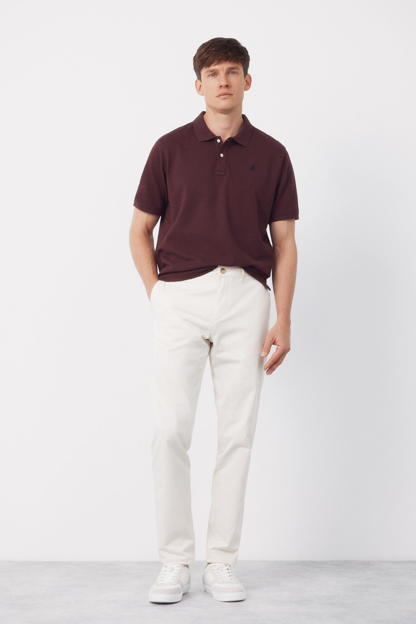 Cortefiel Basic piqu&eacute; polo shirt