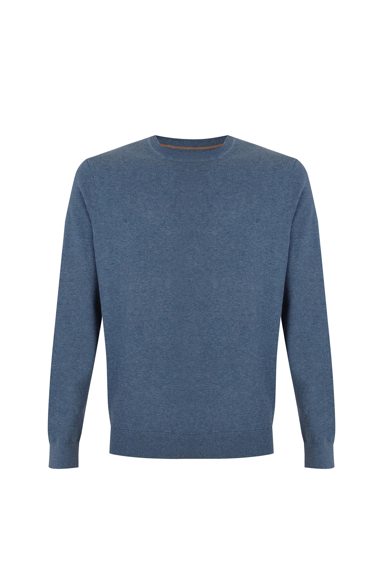 Cortefiel Cotton cashmere knit crew neck jumper