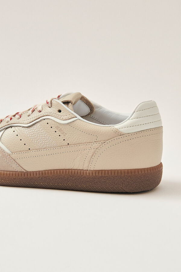 Cortefiel Leather sneakers Tb.490 Beige