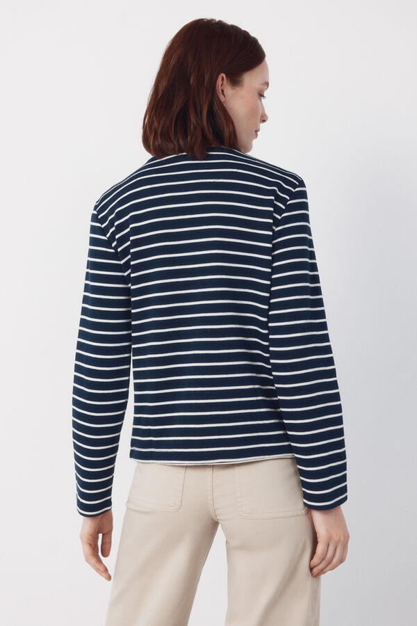 Cortefiel Rebeca vivo contraste Estampado azul