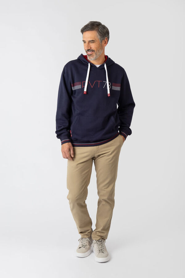 Privata Sweatshirt com capuz e bolsos Azul