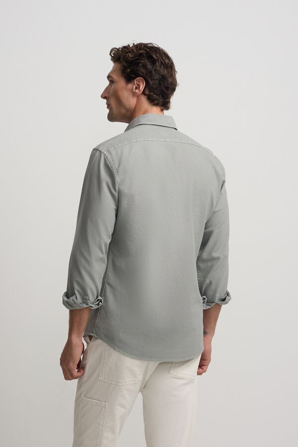 Silbon Sport structured logo shirt Green