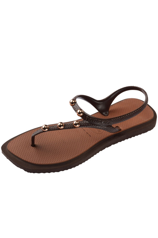 Havaianas Sand&aacute;lias Flash Fusion Castanho