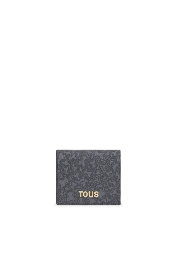 Tous Cartera peque&ntilde;a gris oscuro Kaos Mini Lines Gris