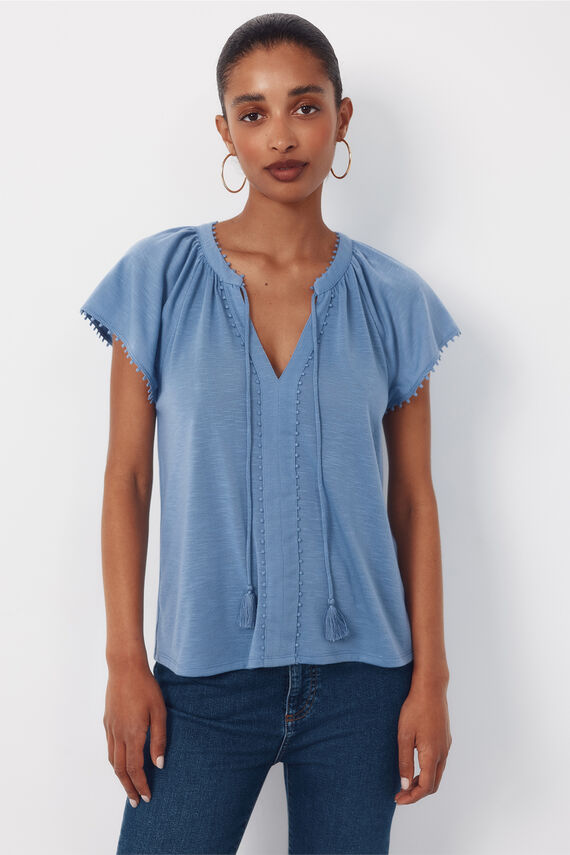 Camiseta fluida pasamanerias
