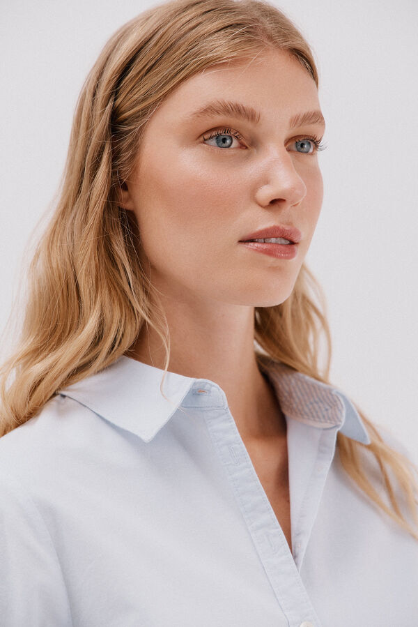 Cortefiel Oxford shirt  Blue