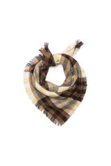 Vero Moda Pashmina xadrez Castanho