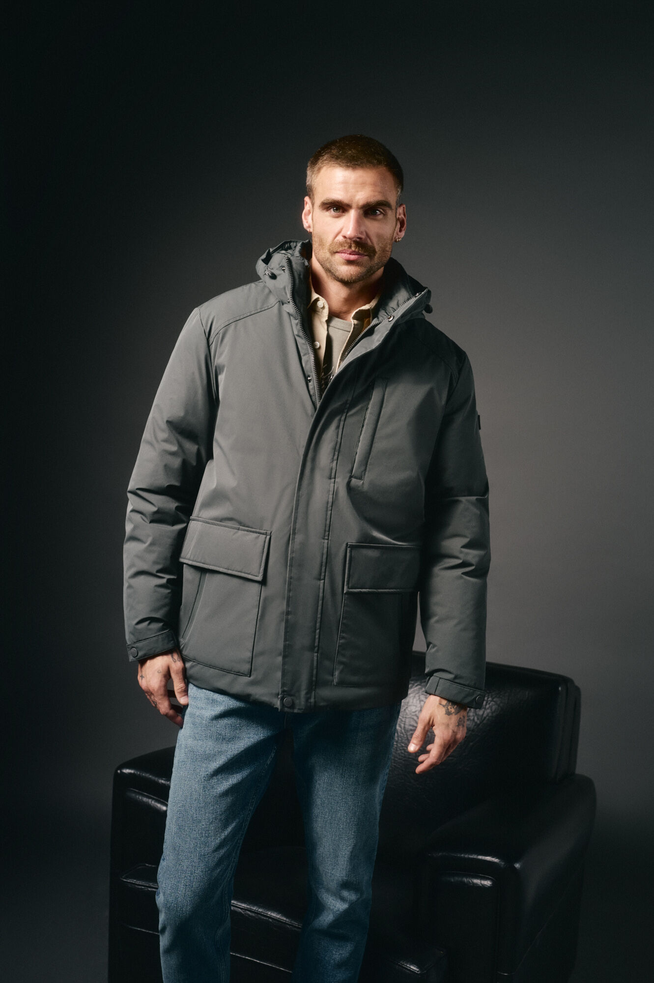 OOTO Parka acolchoada capuz