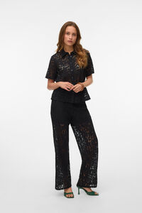 Vero Moda Cal&ccedil;a comprida de renda