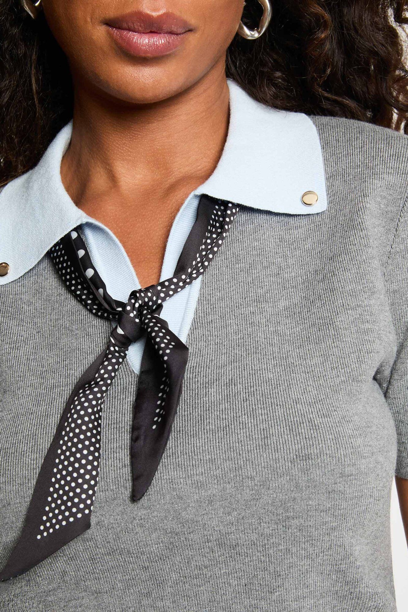 Morgan Polo de gola top