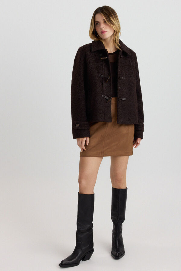 Vero Moda Casaco com fivelas Castanho