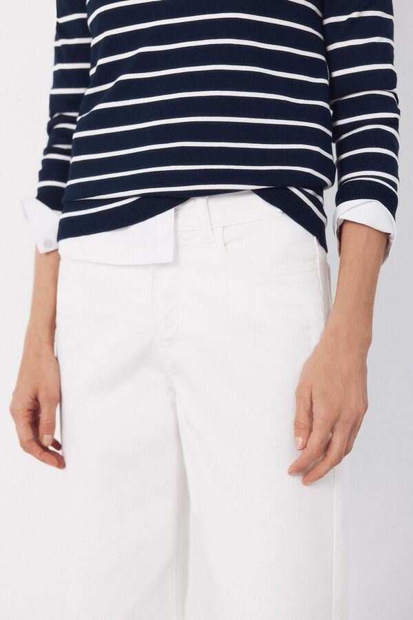 Cortefiel Sensational marine jeans White