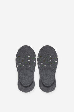 Cortefiel Polka-dot no-show Coolmax socks Gray