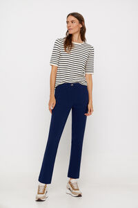 Cortefiel Double layer trousers Navy