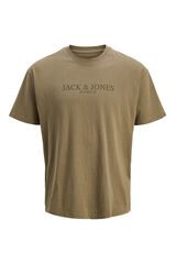 Jack & Jones Camiseta básica com estampado Cinzento