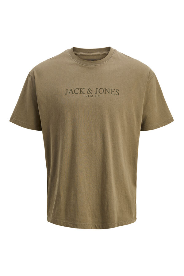 Jack & Jones Camiseta básica com estampado Cinzento