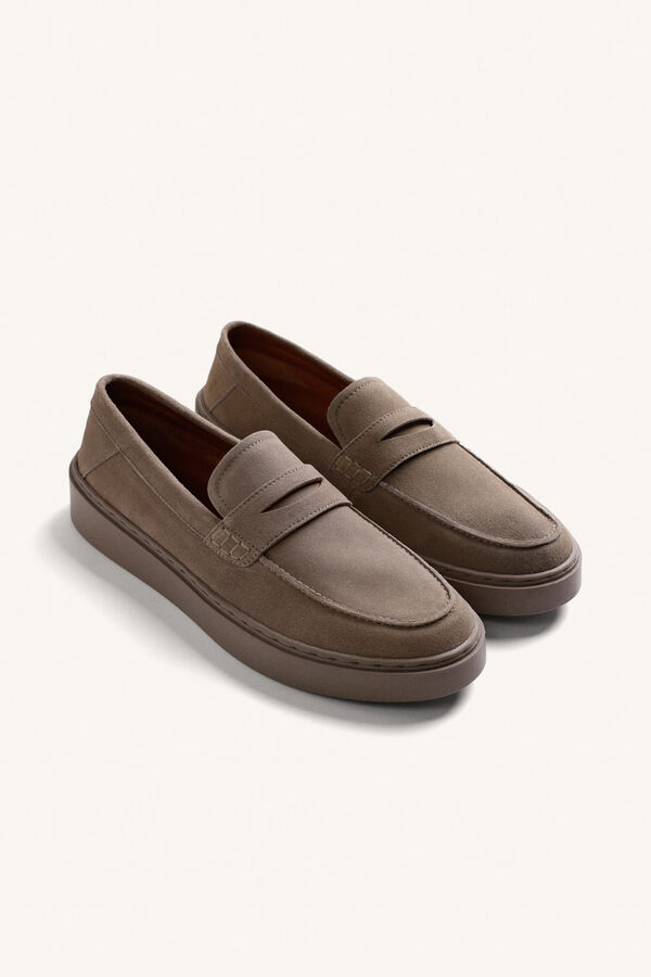 Gioseppo Mocassins de pele Castanho