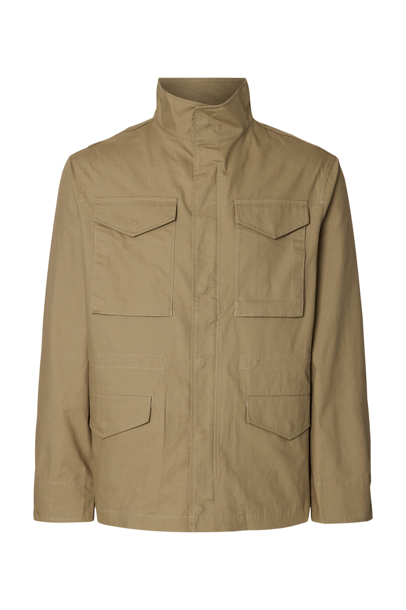 Selected Parka de homem fecho-&eacute;clair