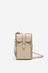 Cortefiel Classic phone wallet Beige