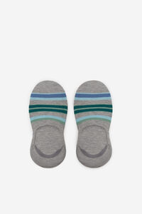 Cortefiel Two pairs of no-show socks with coolmax Grey