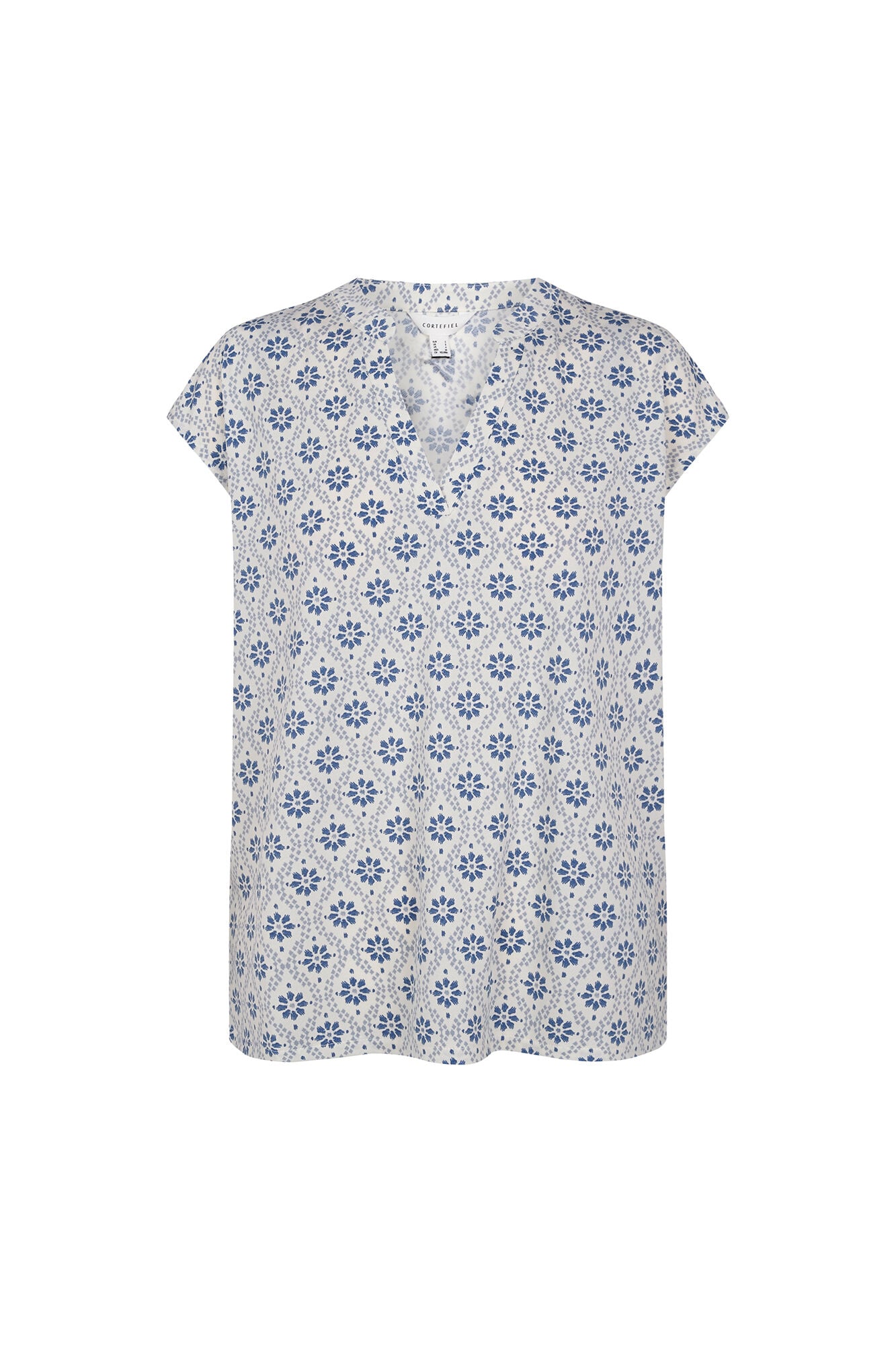 Cortefiel Basic stand-up collar T-shirt
