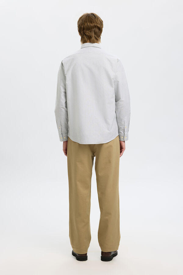 Selected Regular Fit Oxford Shirt  Multicolour