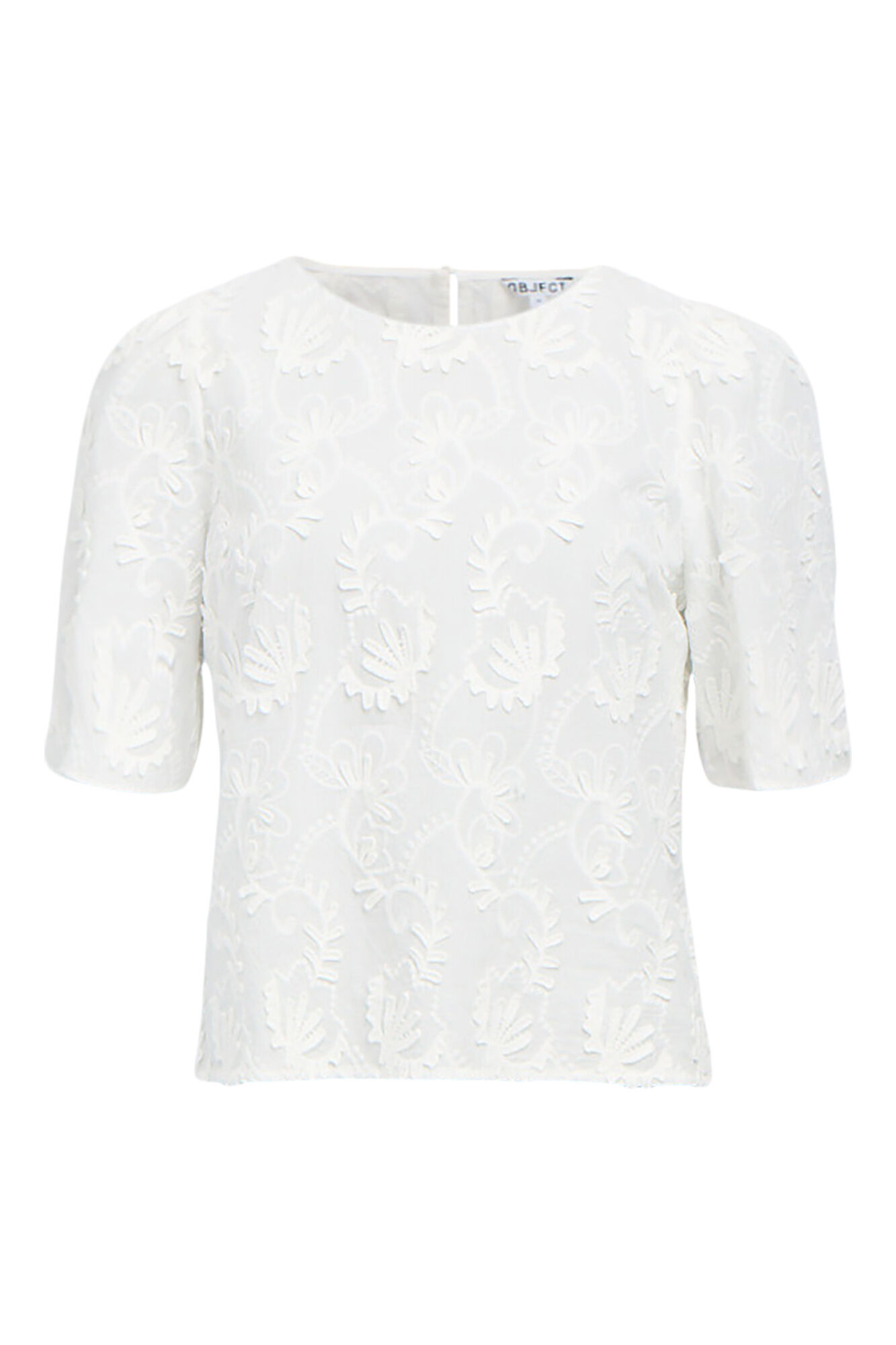 Object Blusa em tecido bordado