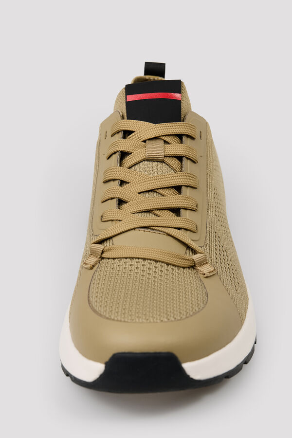 Cortefiel Textile trainers Beige