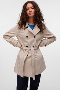 Vero Moda Gabardina cl&aacute;sica midi