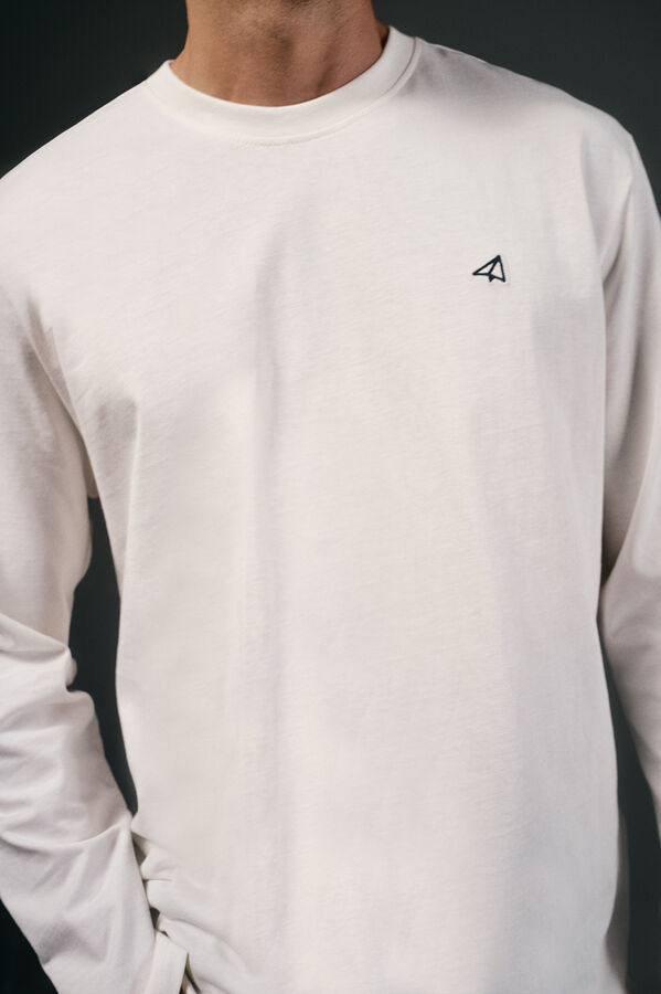 OOTO Camiseta manga larga Blanco