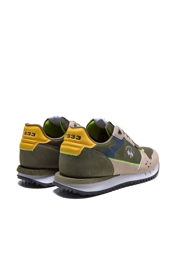 Spagnolo Men's casual running sneakers Green