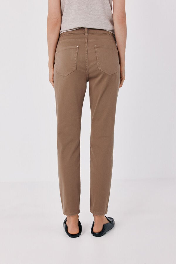Cortefiel Jeans Sensational Pitillo Color Beige