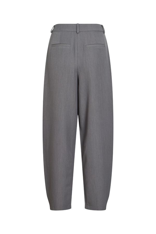Vila Wide trousers with pleats Grey