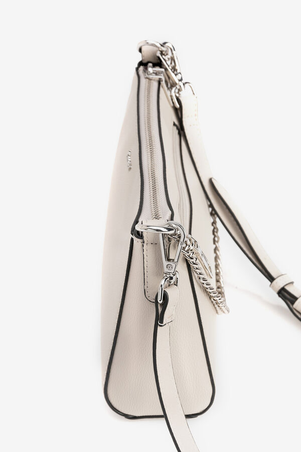 Vilanova Bolso Bandolera con Cadena Marfil
