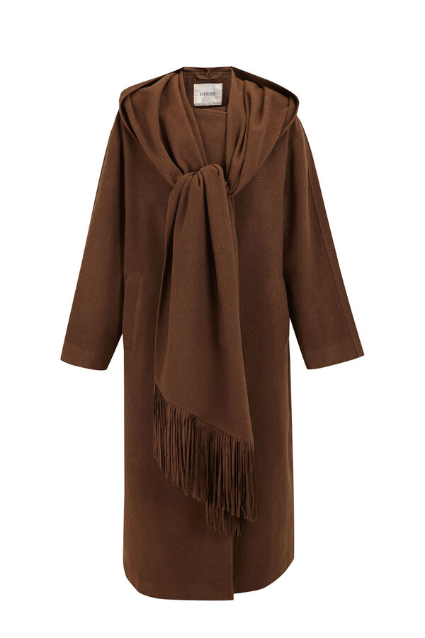 Slowlove Sobretudo cachecol Verde