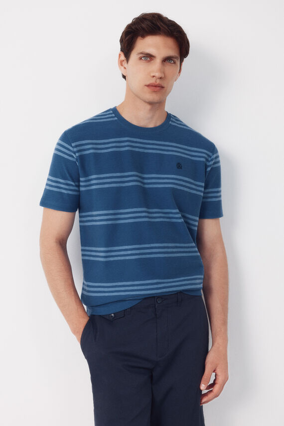 Camiseta de rayas estructura