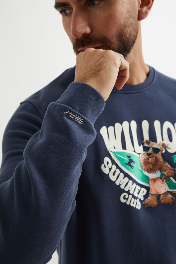Williot Mr. Williot Surfer Sweatshirt Navy