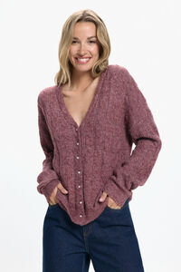 Vero Moda Casaco de malha com botões de pérola