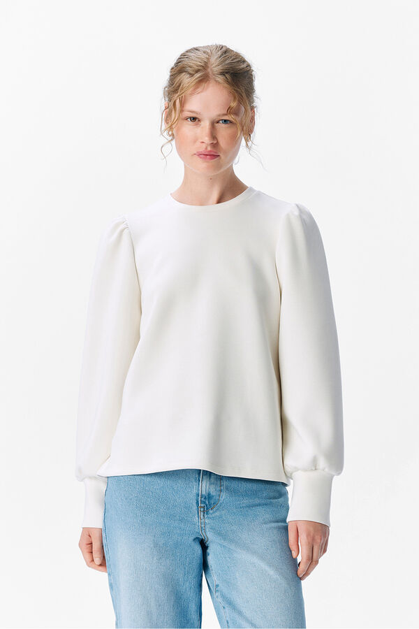 Object Moletom com manga sweatshirt Branco
