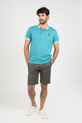 Privata Short sleeve polo shirt Printed turquoise