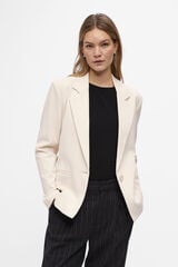 Object Blazer justo manga comprida Cinzento