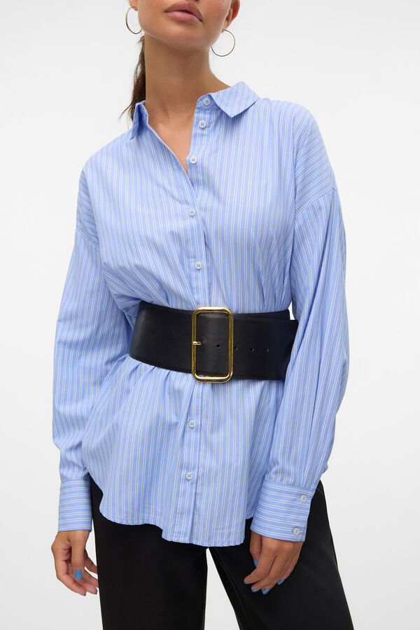 Vero Moda Camisa oversize de manga comprida Azul
