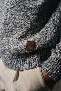 OOTO Jersey cuello redondo algodón torzal