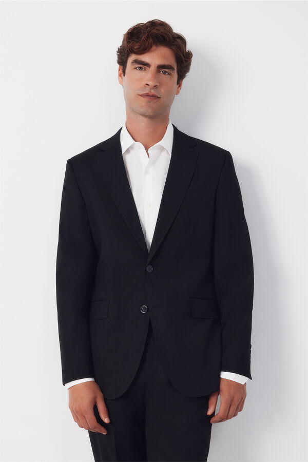 Cortefiel Blazer black structureXXI Serie Black