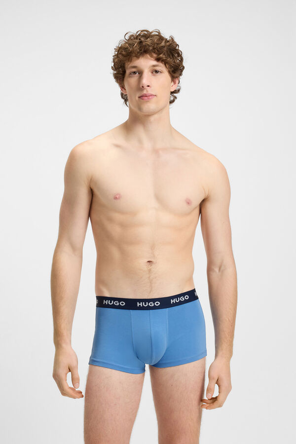 HUGO Pacote de três boxers Branco