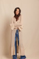 Slowlove Chaqueta larga punto Marfil