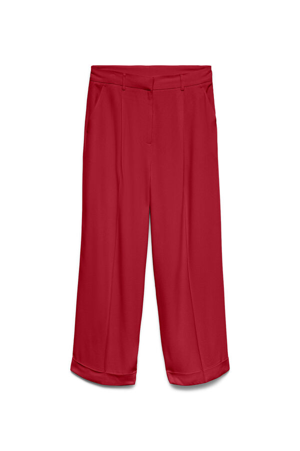 Vero Moda Cal&ccedil;a de vestir 7/8 Vermelho