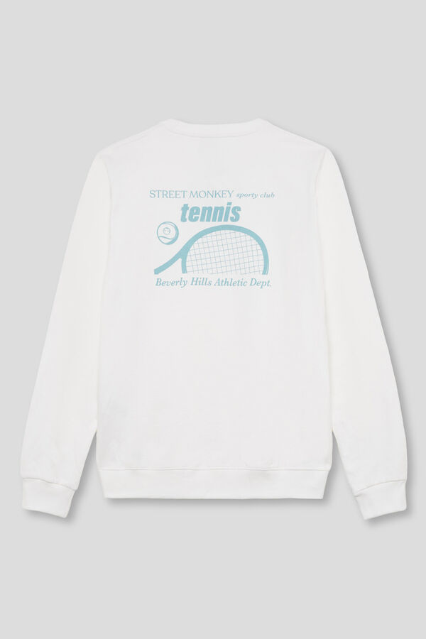 Street Monkey Sweatshirt  Ecru