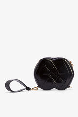 Cuplé Bolso de mano con logo Negro