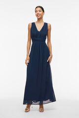 Vila Vestido comprido de festa Azul